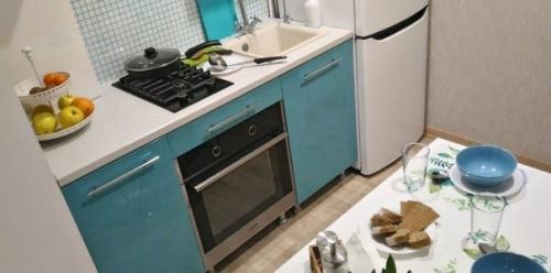 Сделали ремонт на кухне в хрущёвке. 01