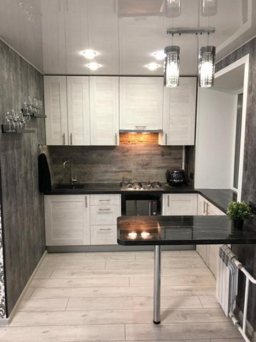 Из убитой кухни сделали очень красивую кухню! 04