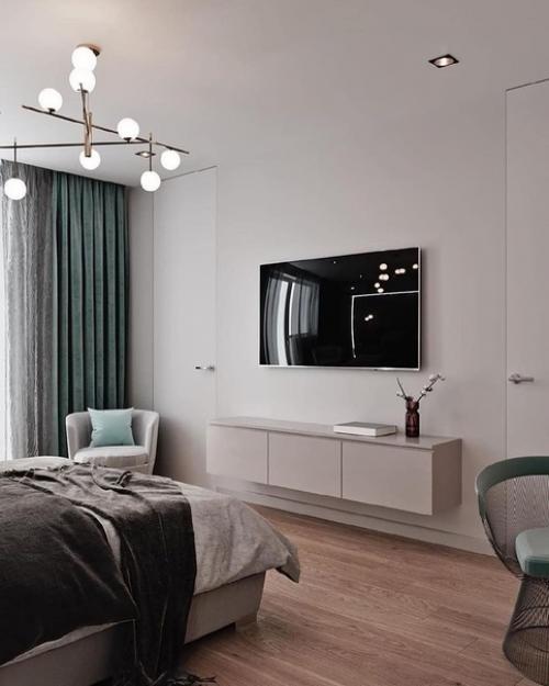 А какой вариант оформления спальни вам понравился больше: 1 или 2. 09