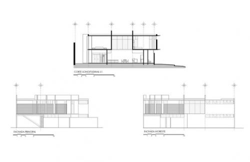 Дом из бетона, стекла и дерева. 07