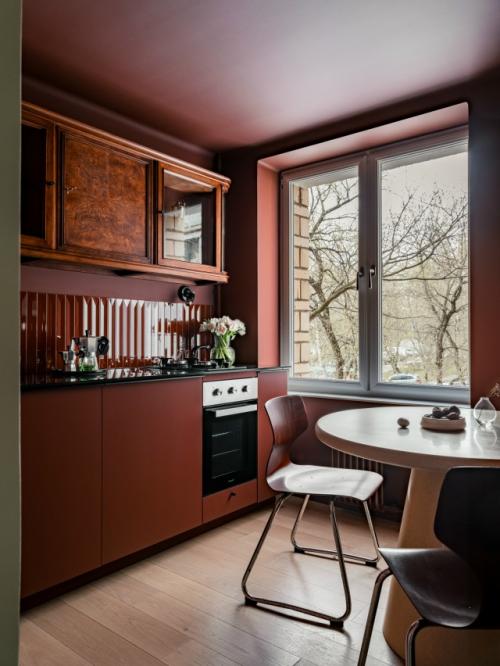 Преображение хрущевки 30 м 2 с кухней и гостиной - спальней. 06