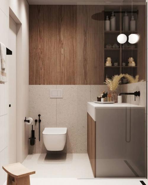 Однокомнатная квартира с элементами стиля джапанди. 08