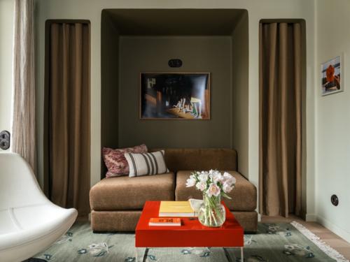 Преображение хрущевки 30 м 2 с кухней и гостиной - спальней. 01