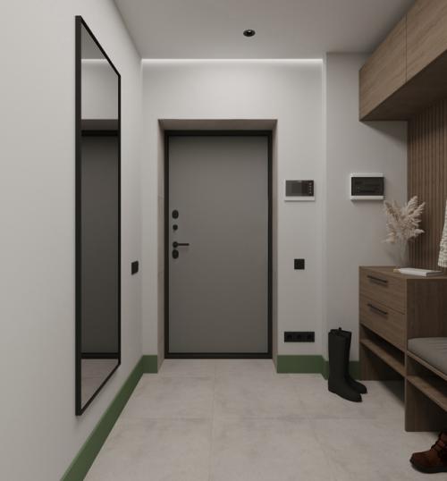 Антонова Юлия. Название проекта: дизайн - проект квартиры на ул. рабочая. 07