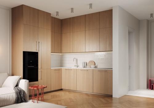 Проект 1-комнатной квартиры 46 м 2 в ЖК Legenda в Санкт-петербурге. 01