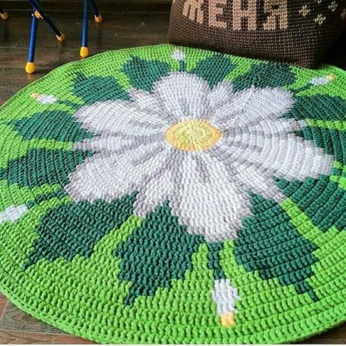 Вязание ковриков крючком. 02 Вязание ковриков крючком. 02