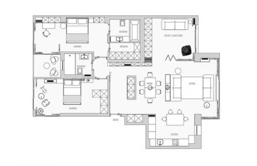 Квартира для активной семьи в Бухаресте. 08