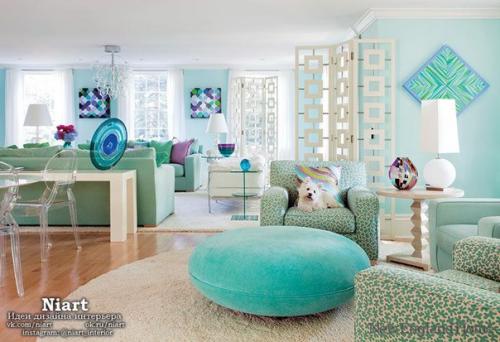 Цвет Тиффани в интерьере: стильный оттенок бирюзы в вашем доме. 06