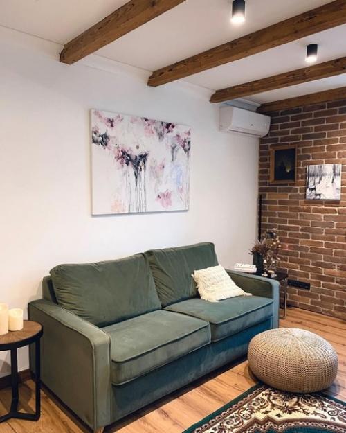 Атмосферный интерьер квартиры площадью всего 22 кв. 04