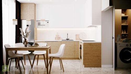 Дизайн - проект квартиры выполнен в современном стиле. 04