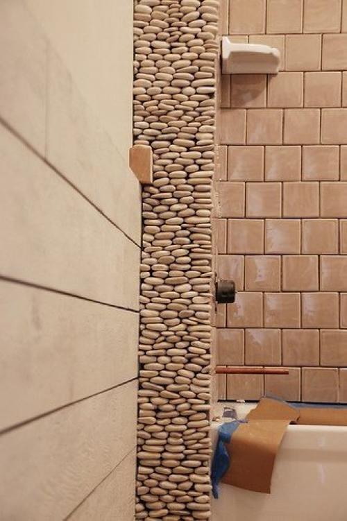 Как обшить стены морской галькой: мастер-класс! 01