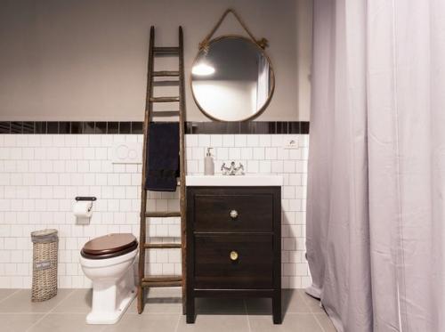 Двухуровневый лофт в модном районе Лондона. 09