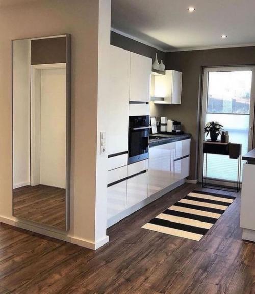 Идея дизайна интерьера очень стильной и просторной квартиры для вас. 08