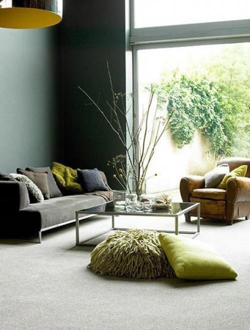 Зеленый цвет в интерьере. 04