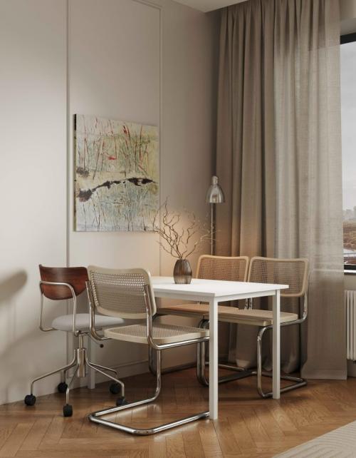 Проект 1-комнатной квартиры 46 м 2 в ЖК Legenda в Санкт-петербурге. 05