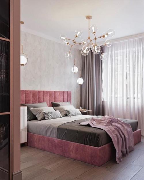 А какой вариант оформления спальни вам понравился больше: 1 или 2. 02