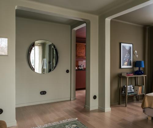 Преображение хрущевки 30 м 2 с кухней и гостиной - спальней. 05