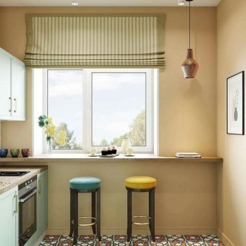 Три варианта оформления маленькой кухни. 08