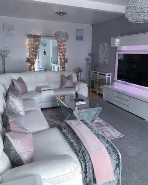 Уютный дизайн большой квартиры в светло-серых тонах невероятно. 03