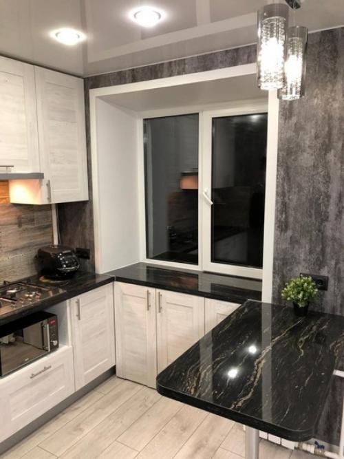 Из убитой кухни сделали очень красивую кухню! 02