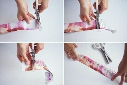 Не выбрасывайте старые журналы, из них получаются очень яркие и красивые цветочки! 03