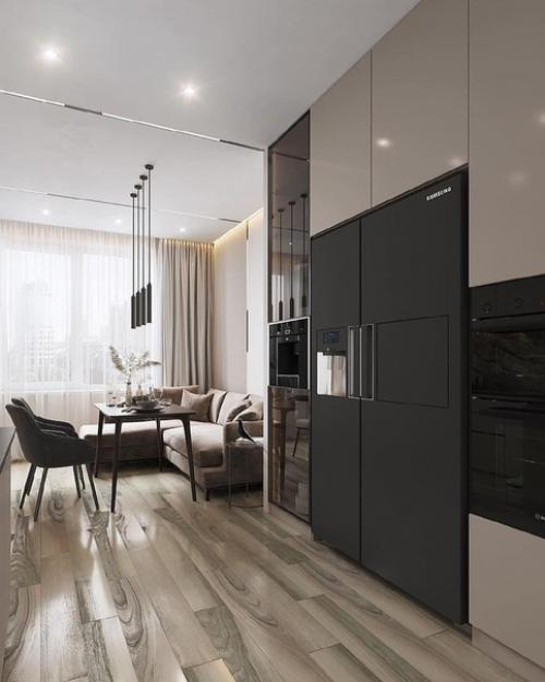 Кухня, спальня и прихожая. 02