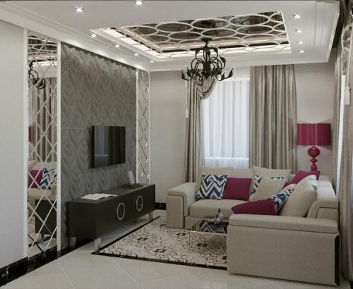 Гостиная в коттедже Екатеринбурга от нас?