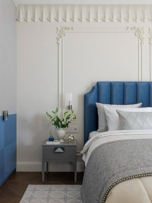 Бело - голубая классика с современными акцентами. 06