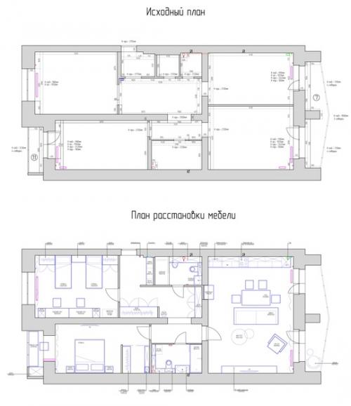 Антонова Юлия. Название проекта: дизайн - проект квартиры на ул. рабочая. 01