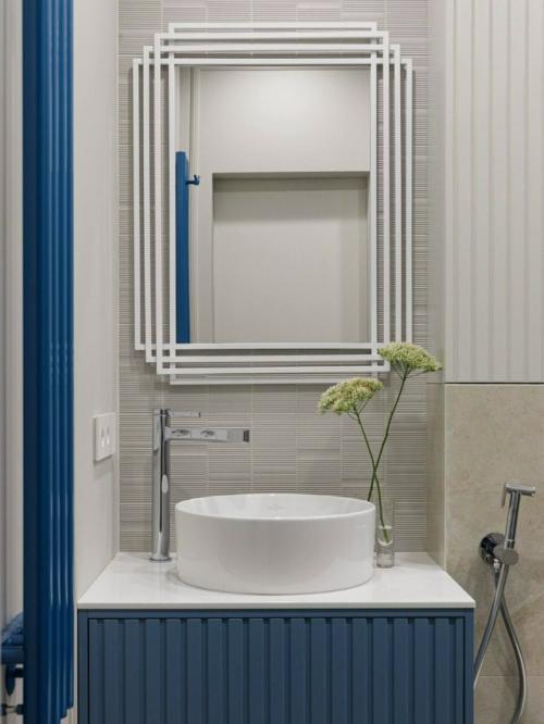 Бело - голубая классика с современными акцентами. 07