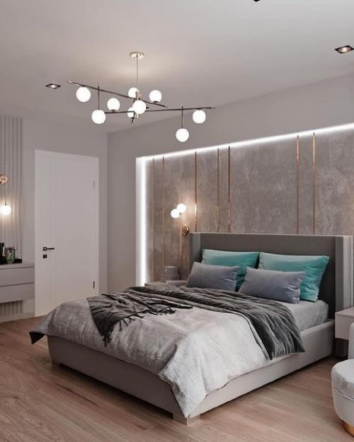 А какой вариант оформления спальни вам понравился больше: 1 или 2. 06