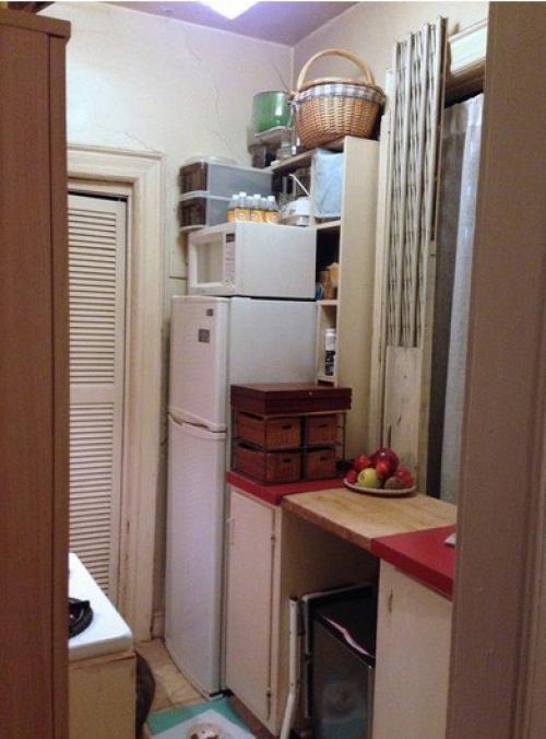 Удобная кухня на 4 квадратных метрах. 02