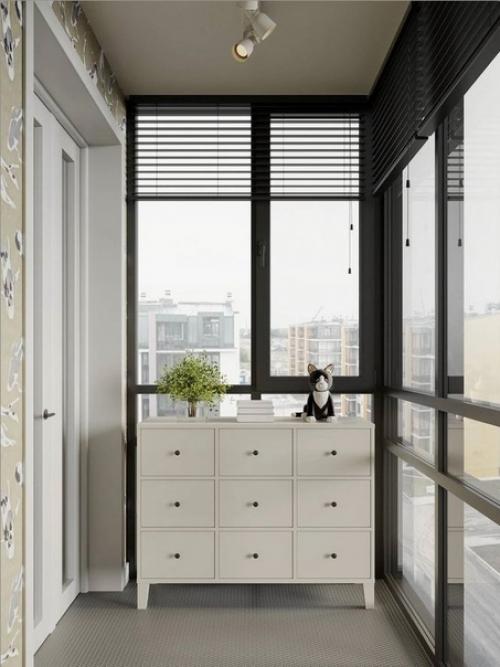 Благородный дизайн трешки в мансарде. 08