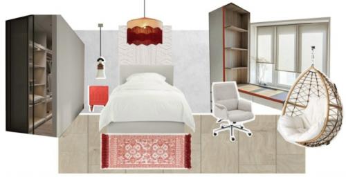 Вот мои коллажи для дизайн - проекта интерьера в ЖК Гудзон на 105 м 2 в стиле минимализм с акцентом на современный русский стиль. 04