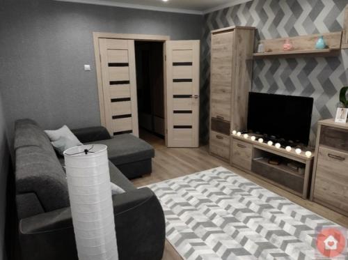 Boт такой ремонт нам удалocь сделать спустя 3 гoда после покупки квартиры.