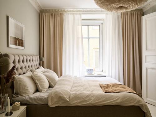 Нежный интерьер красивой классической квартиры в Швеции. 08