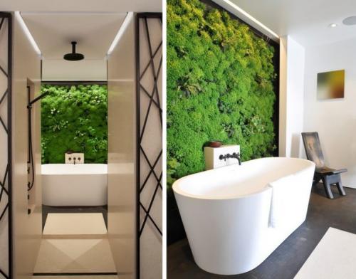 Живые стены в интерьере квартиры. 01