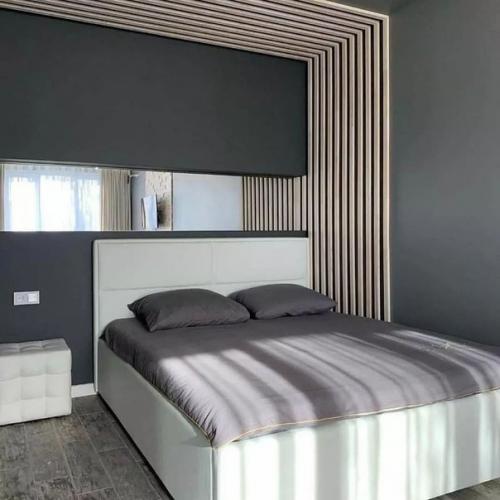 Стильный дизайн квартиры в темно-серых оттенках. 04