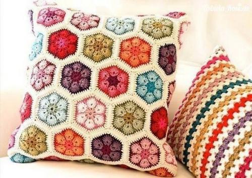 Африканские цветы в подушках. 02