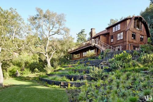 Стиль кантри и этнический стиль в доме на холме. 01