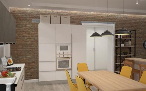 Эта квартира находится в старом советском доме в центре нашего города. 06