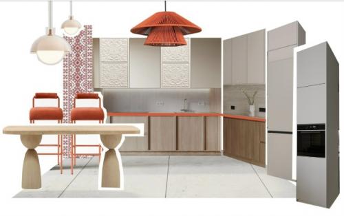 Вот мои коллажи для дизайн - проекта интерьера в ЖК 