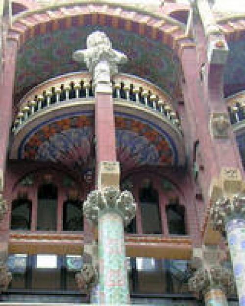 Palau DE LA Musica Catalana - это один из знаменитейших мировых концертных залов. 06
