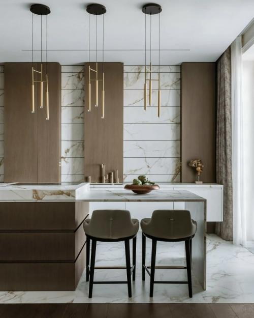 Реализованный интерьер квартиры, площадью 270 кв. 01