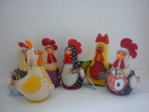 Курочки для украшения интерьера. 02