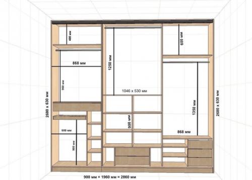 Как грамотно организовать пространство в шкафу. 02