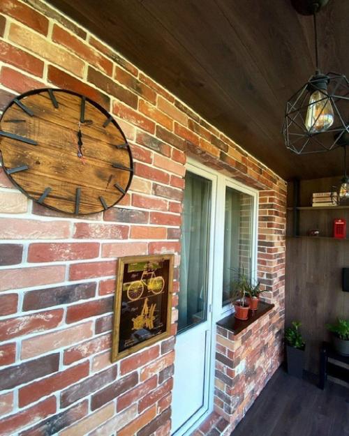 Балкон после капитального ремонта в лофт - стиле. 03