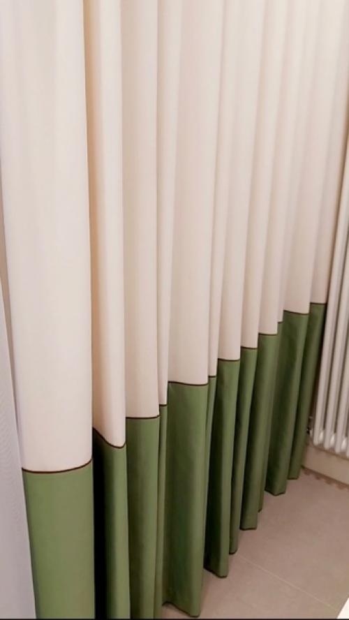 Шторы на кухню с балконной дверью. 03