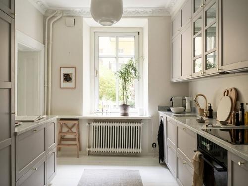 Нежный интерьер красивой классической квартиры в Швеции. 04