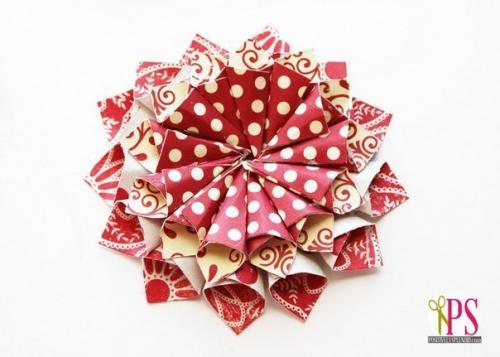 Красивая снежинка для оформления подарков? 06